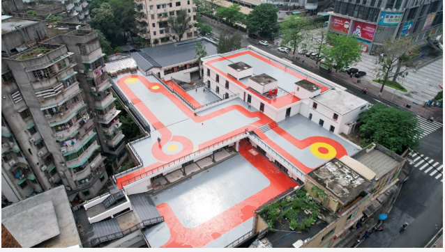 展翅翱翔，鳥瞰最美文體園